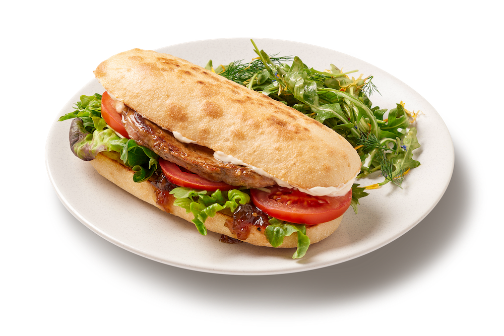 Steak Sandwich w Side Salad