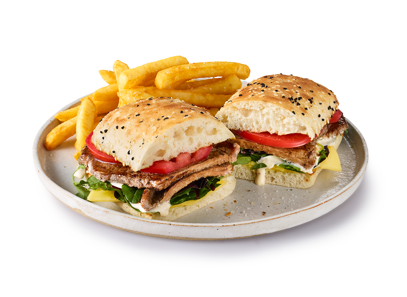 Steak Sandwich w Side Chips