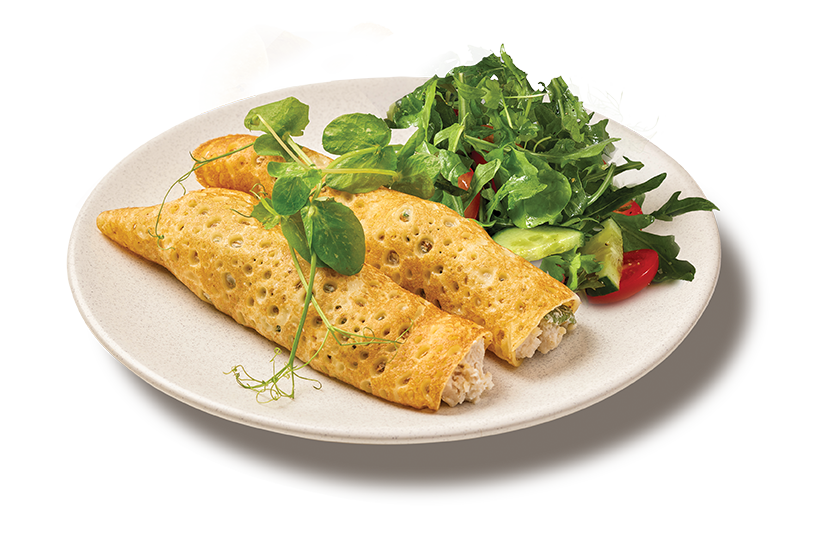 Chicken &  Mushroom Crepes