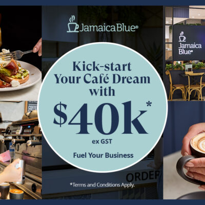 Kick-Start your Cafe Dream with $40K*