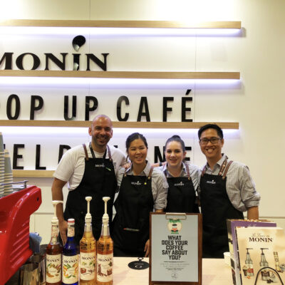 Jamaica Blue and MONIN: Launch of coffee personality quiz at the Melbourne International Coffee Expo 2018