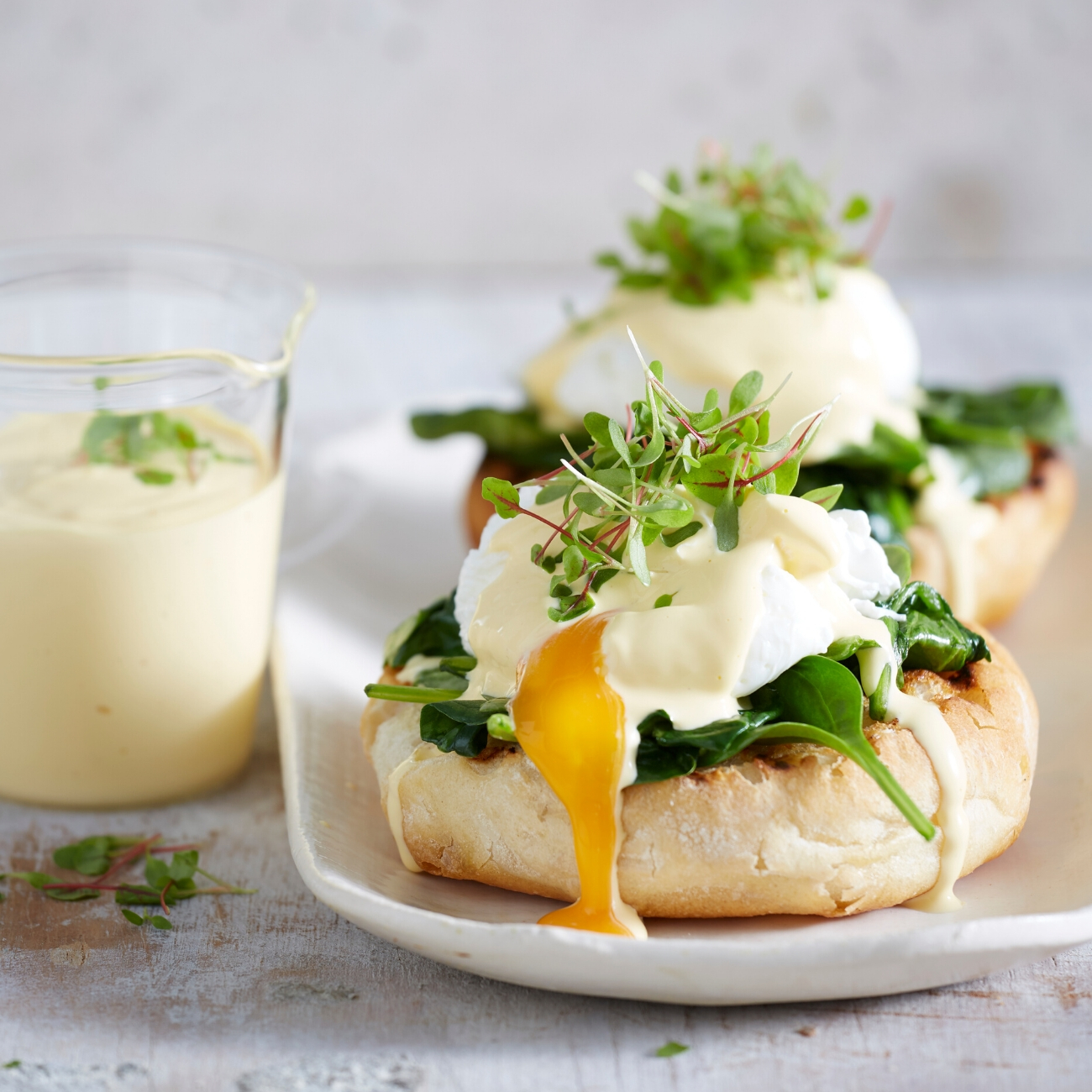 Dress up your eggs with our homemade Hollandaise sauce