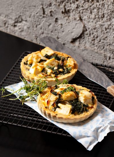 Spinach, Fetta & Thyme Tart
