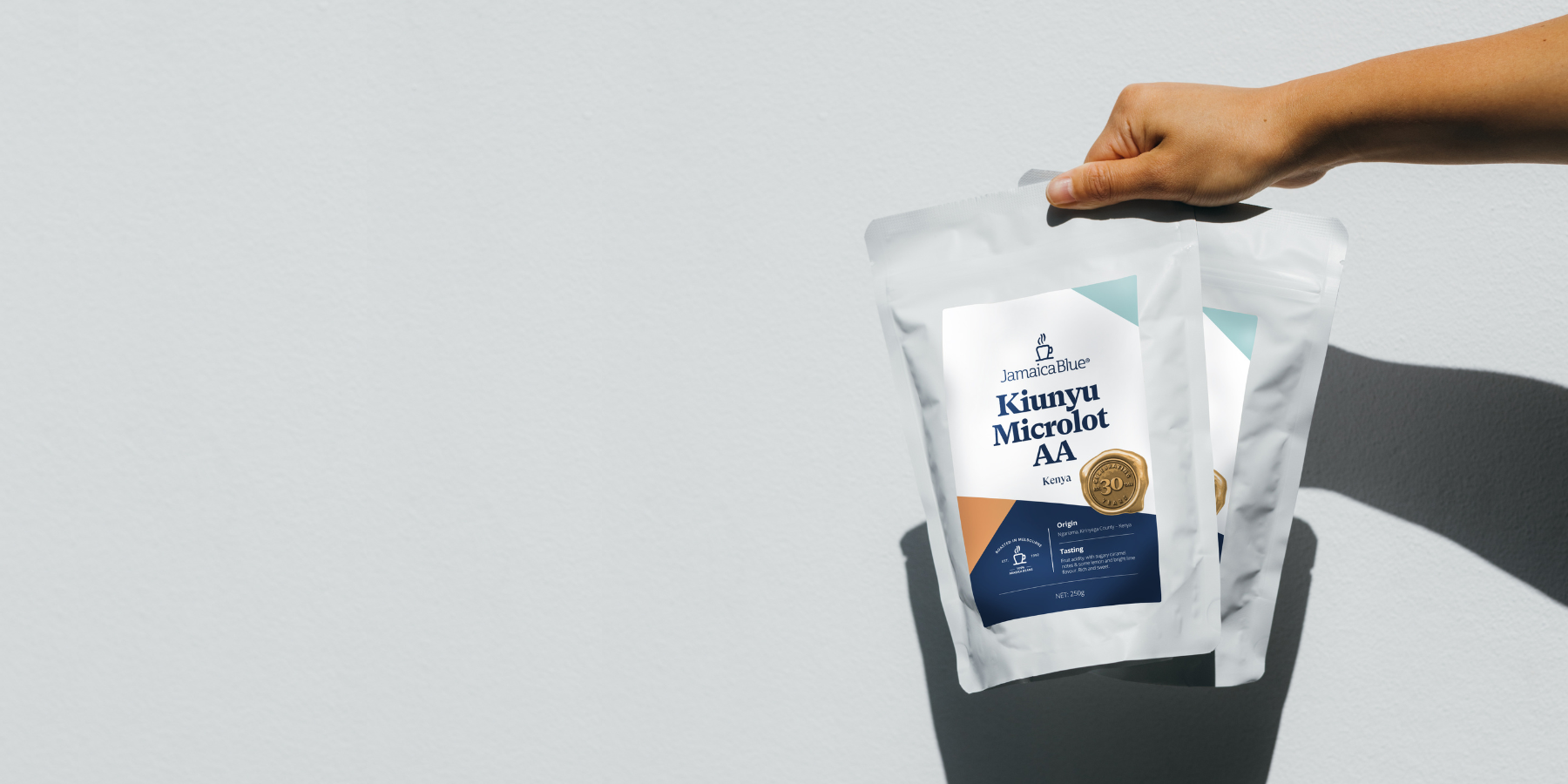 Celebrating 30 years of Jamaica Blue with our new Kenyan Single Origin Coffee