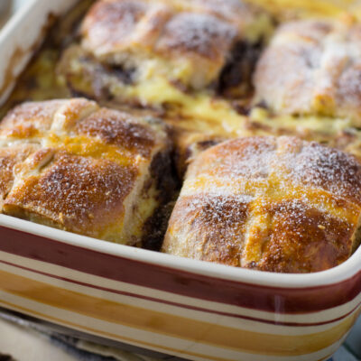 Easter Bread & Butter Pudding