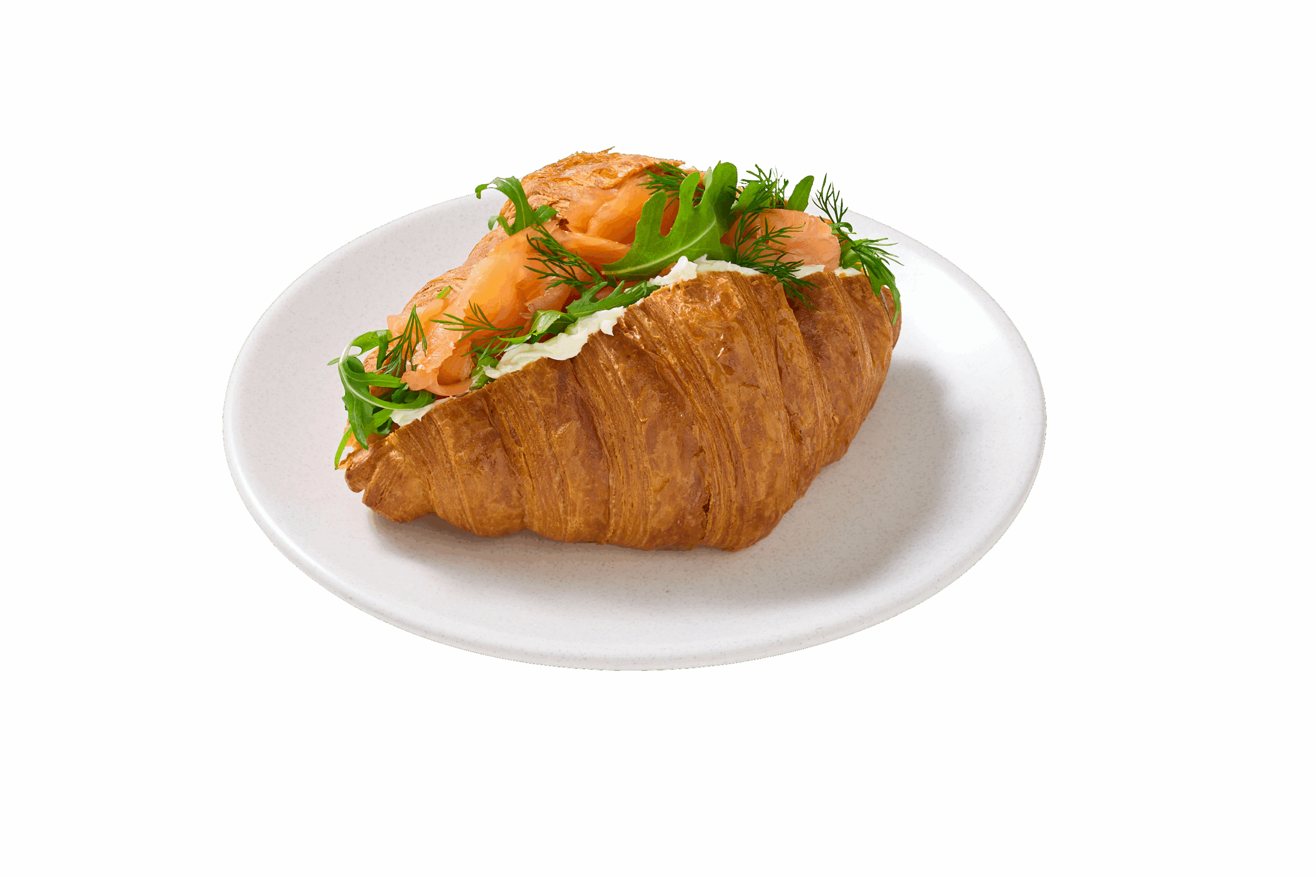 Smoked Salmon & Cream Cheese Croissant