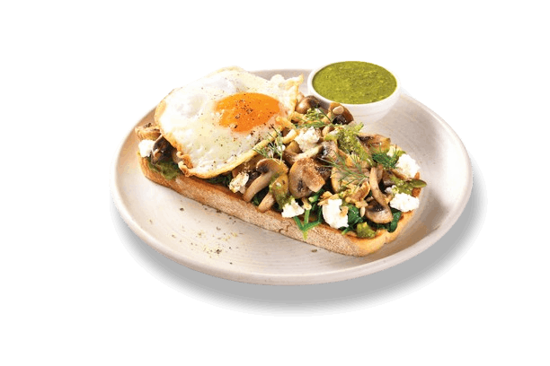 Rustic Mushrooms on Toast