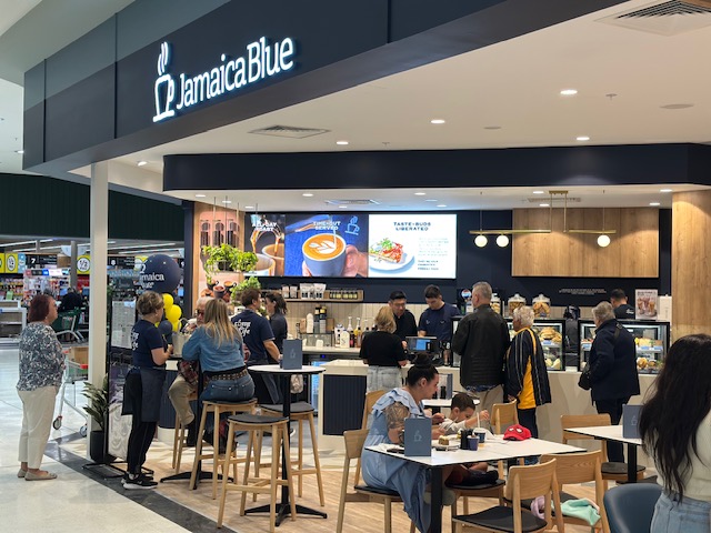 Perth Hits 36: Jamaica Blue Opens Fresh New Café at Forrestfield Forum